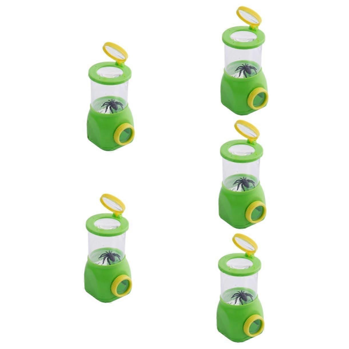 Insect Adventure Kit 5Piece Bug Catching Set for Kids With Magnifying Box, Breeding Box, Insect Container and Obs Tool