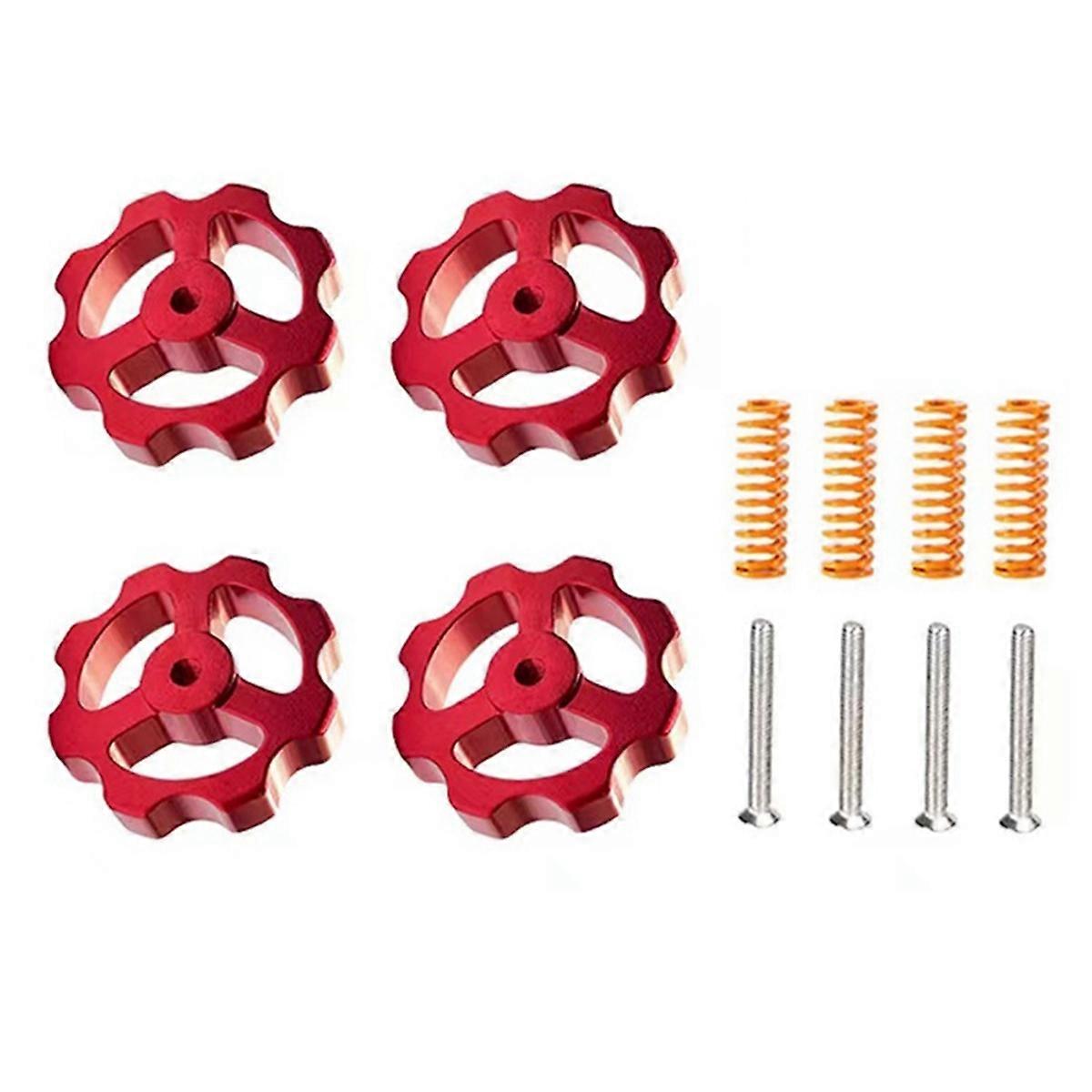 Metall Nivelliermuttern Hand Drehmuttern Set für 3/3 Pro/3 V2/3 Max, 5/5 Plus/ 5 Pro, CR10 3D-Drucker