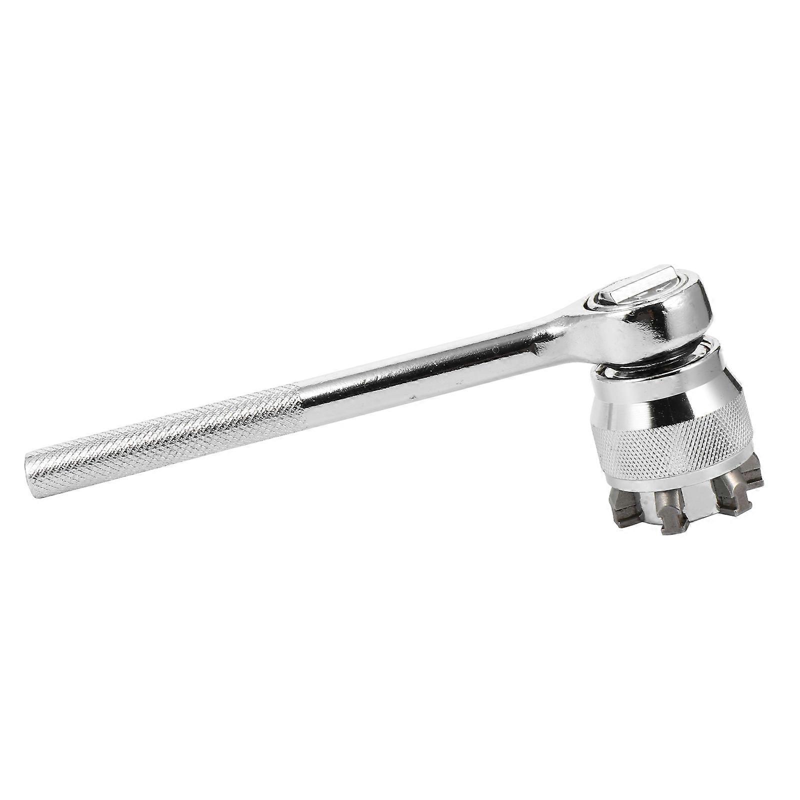 2Pcs Wrench for Maintenance Adjustable Silver Tool