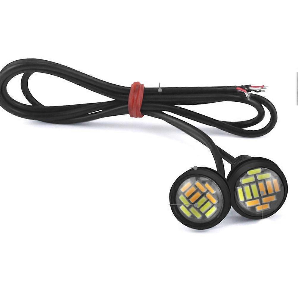 Eagle Eye Lamp Reversing Light Light For Automotive Waterproof Use Black 5 Sets