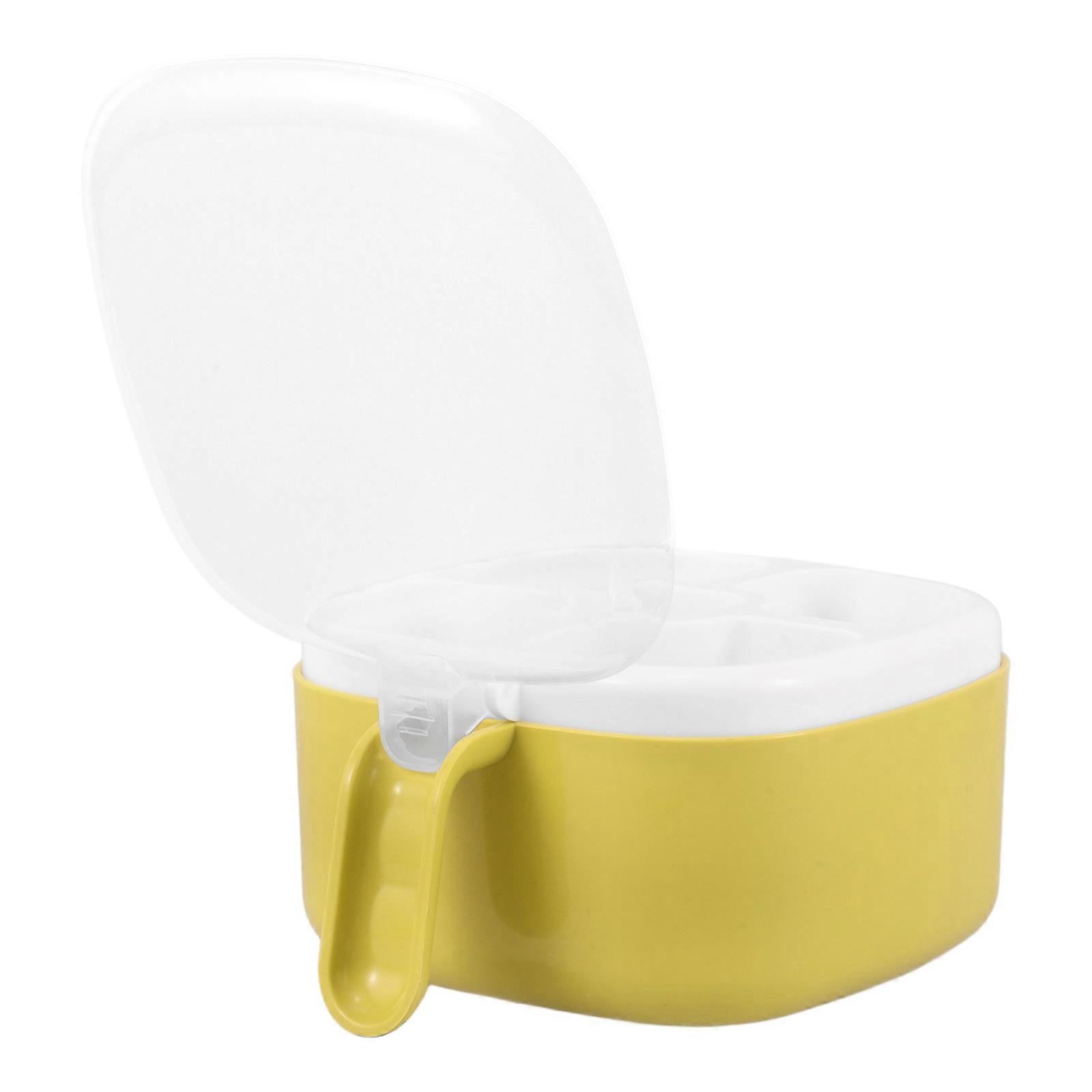 Creative Spice Supply Box For Household Users In Light Yellow With Seasoning Storage Function Dimensioned 13.50X13.50X8.50CM 5Set