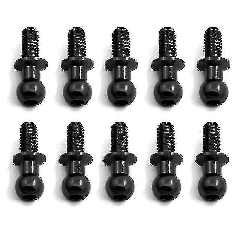10pcs M3 Metal Hex Ball Head Screws compatible Tt01 Tt02 Sakura D5 1/10 Rc Drift Car Spare Parts Universal-Q