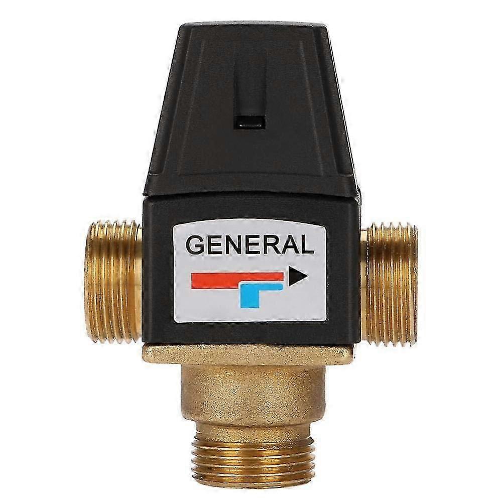 Suitable Brass Thermostatic Mixing Valve, 3-Way DN20 Thread for Efficient Solar Water Heating