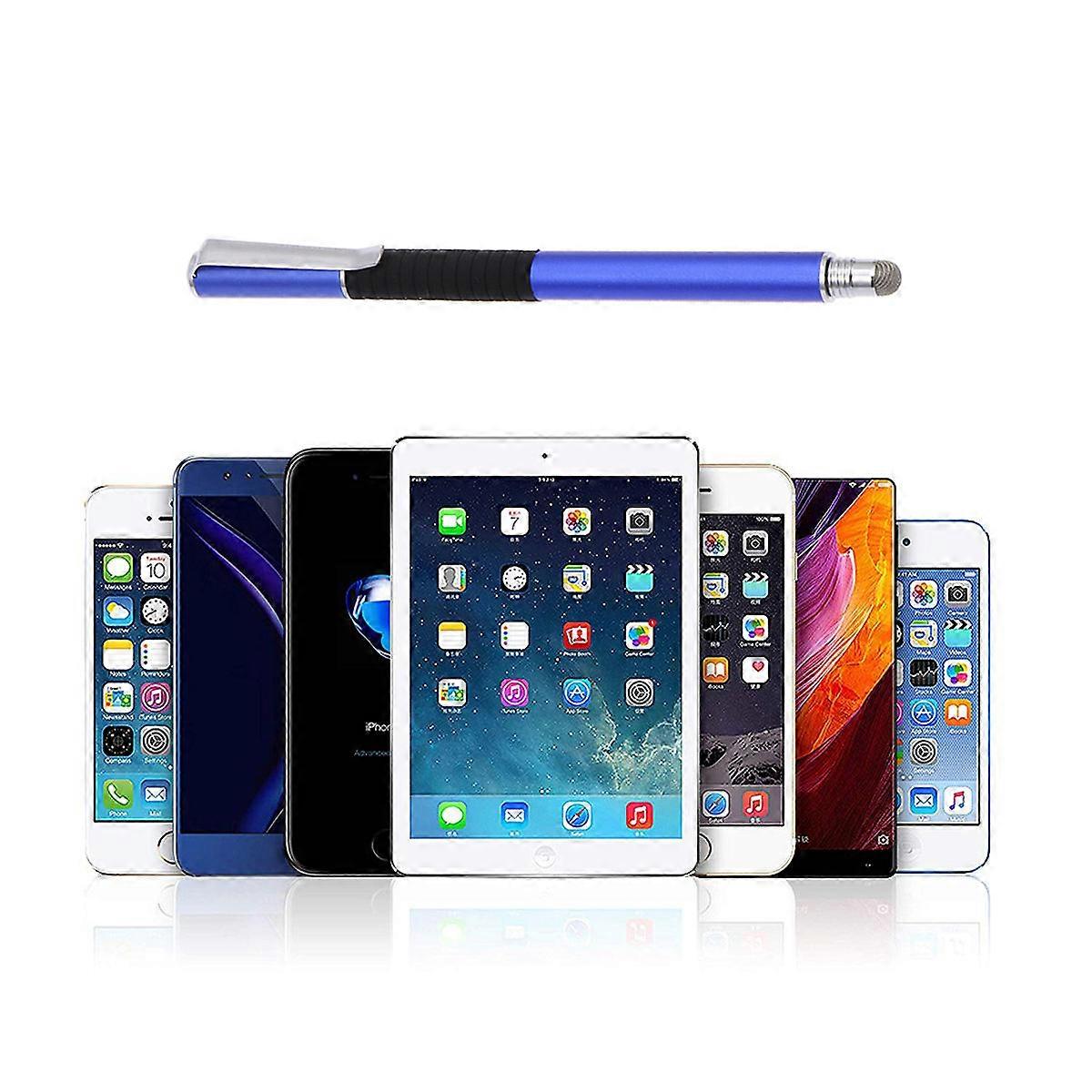 Silicone Tip Stylus Capacitive Pens For Note-Taking General Users Metal Round 5Pcs