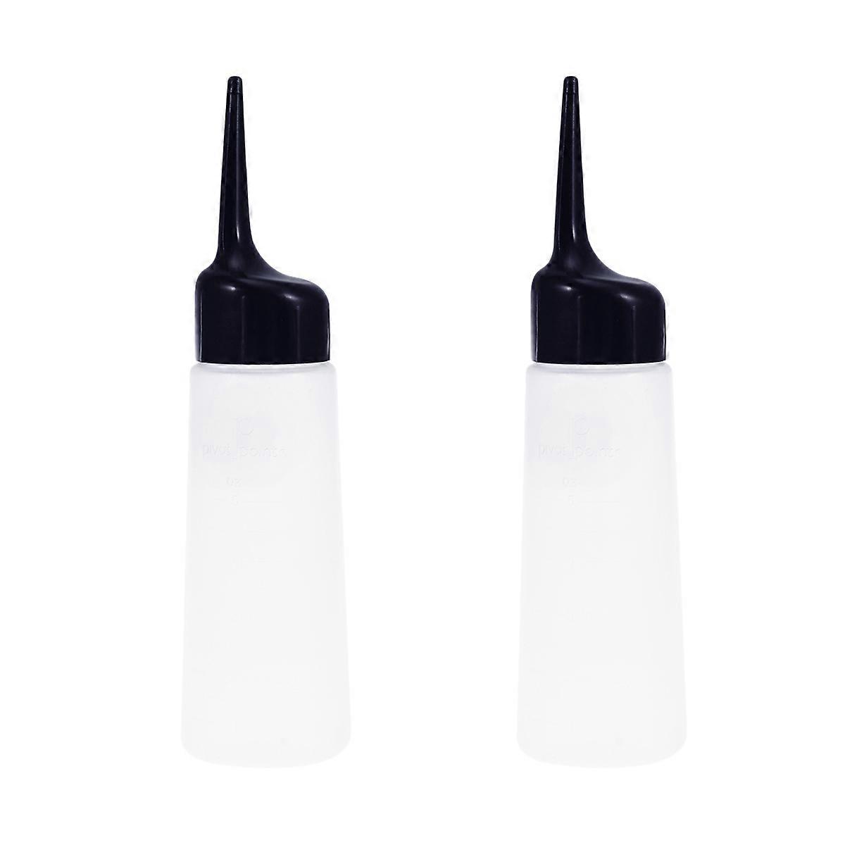 Hair Dye Container for Salon Use 6Pcs Plastic Refillable Bottles