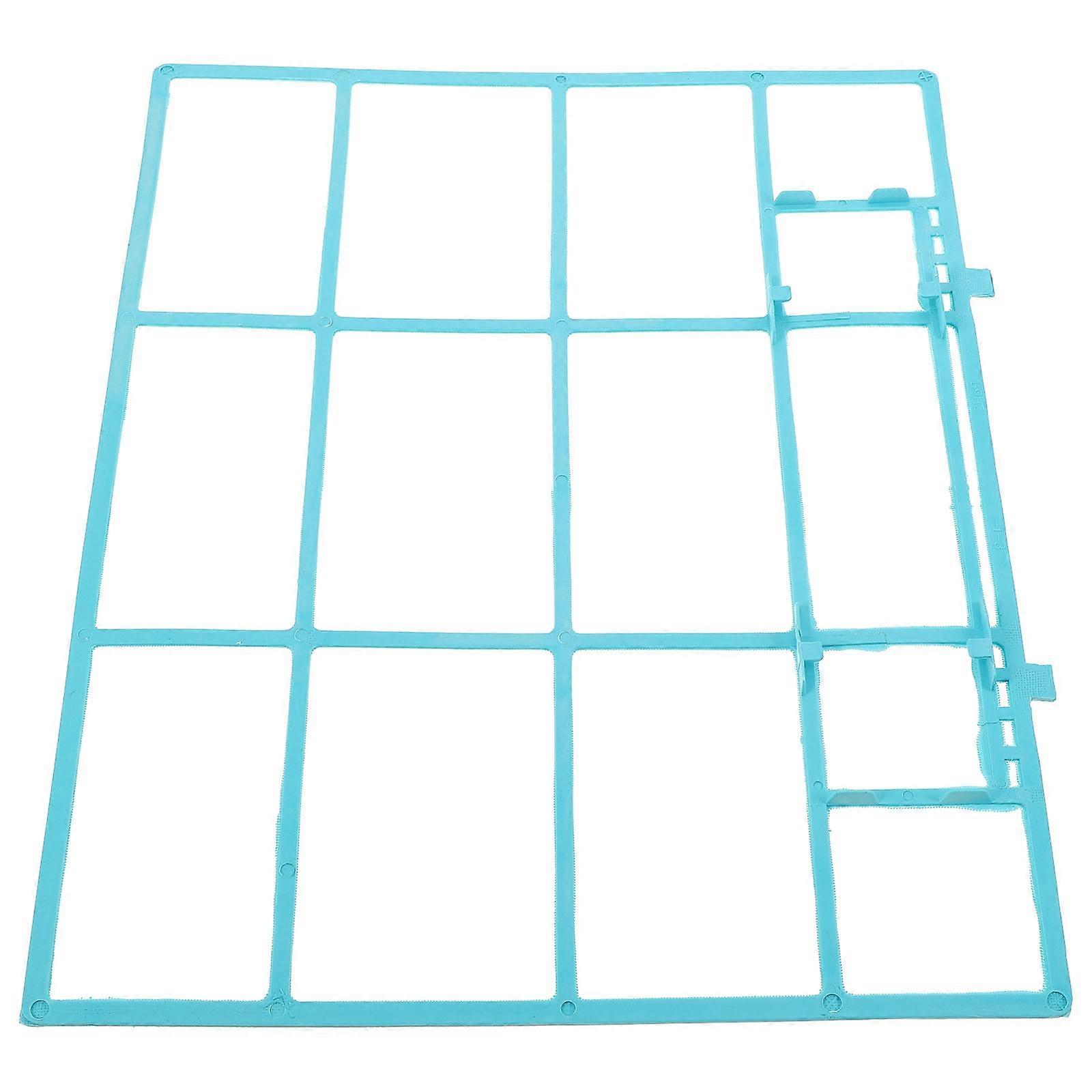 Air Conditioner Plastic Mesh Filter Replacement for Indoor Use 2Pcs