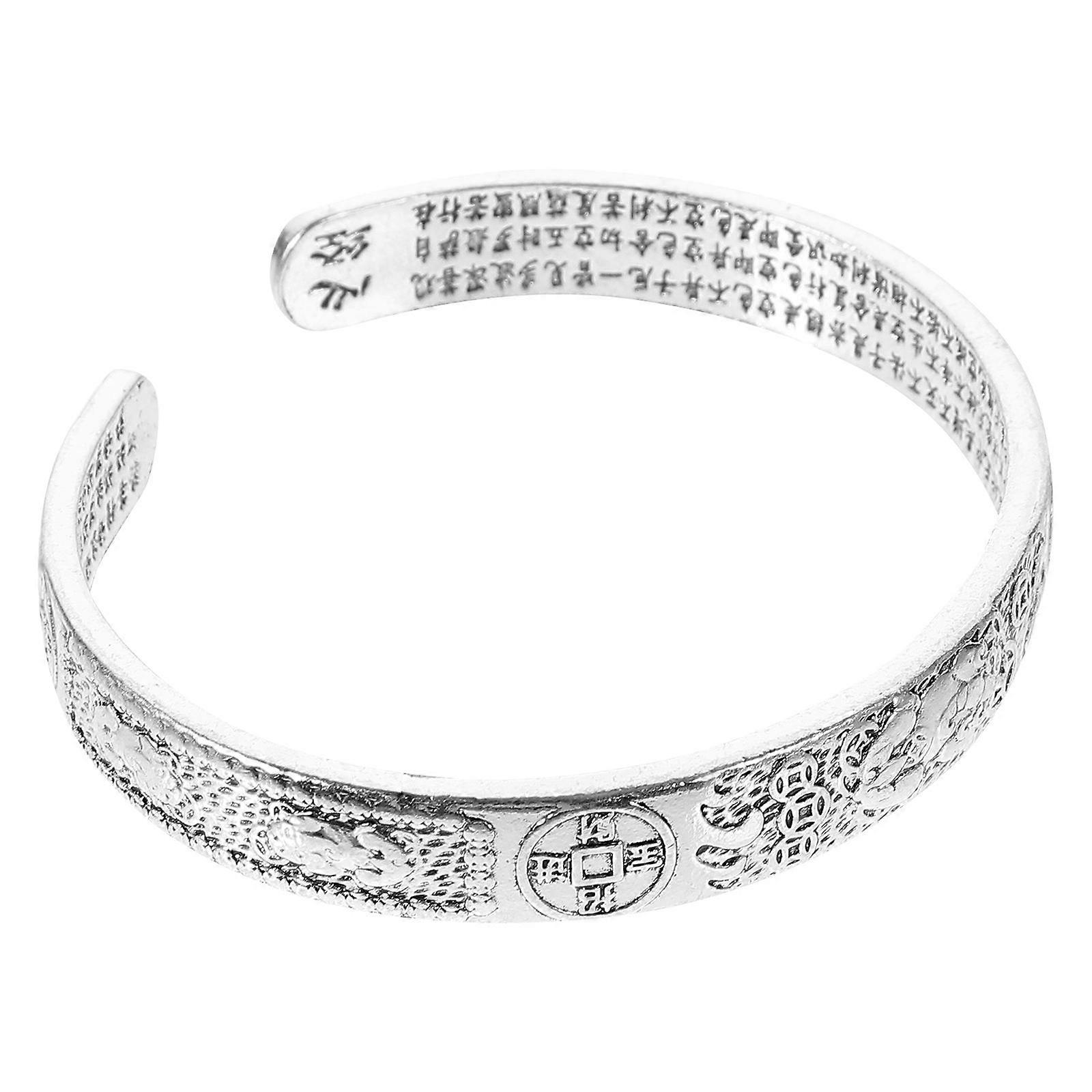 Men Open Bangle for Men 5Pcs Alloy Wrist Accessory