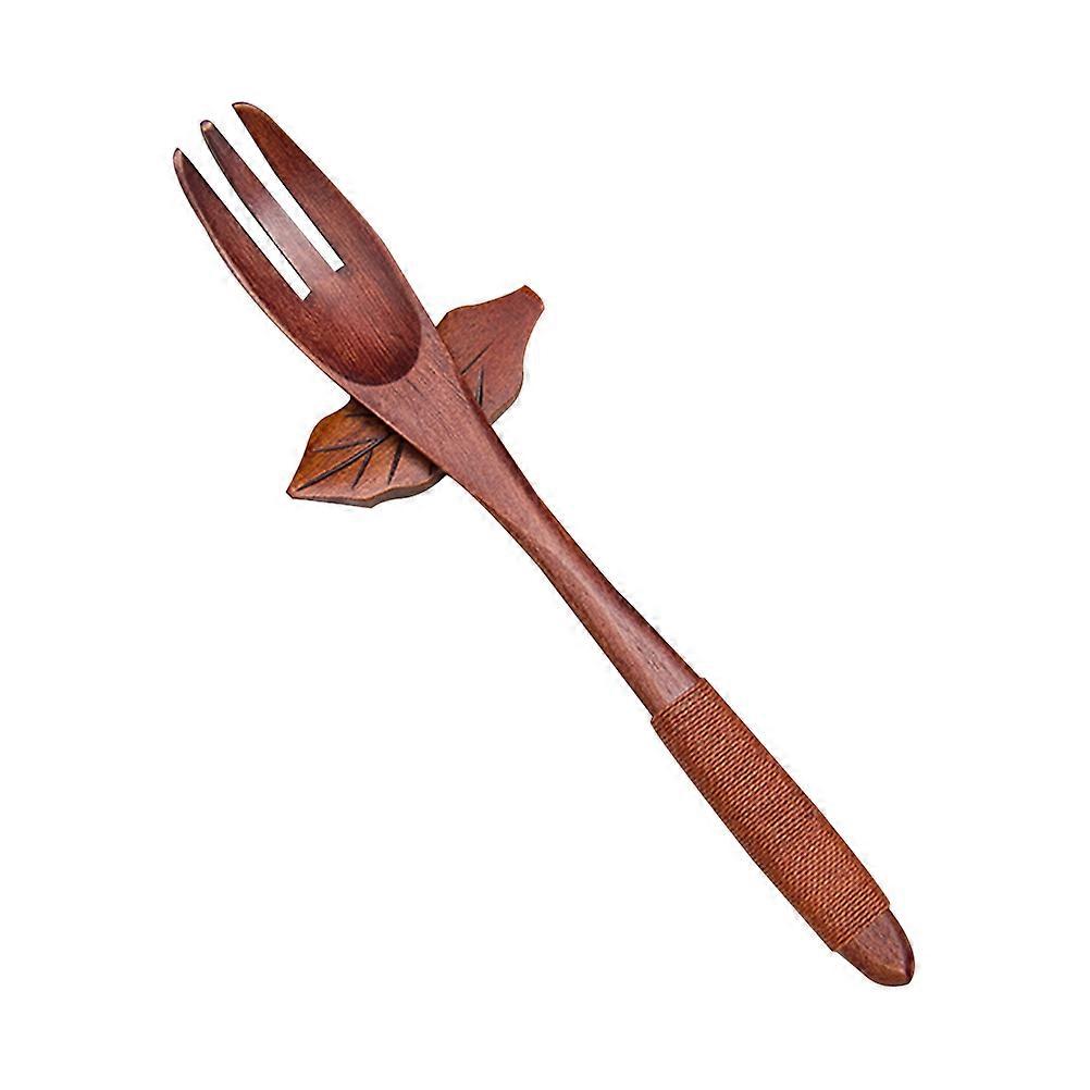 Wood Pasta Fork Wooden Fork for Kitchen Use 2Pcs