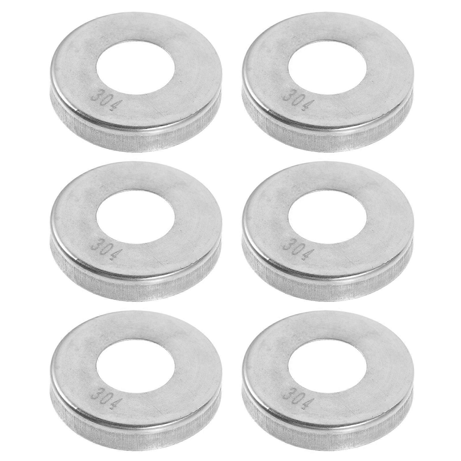 Silver Railing Flange Covers For Baluster Post Easy Installation Concealing 24Pcs