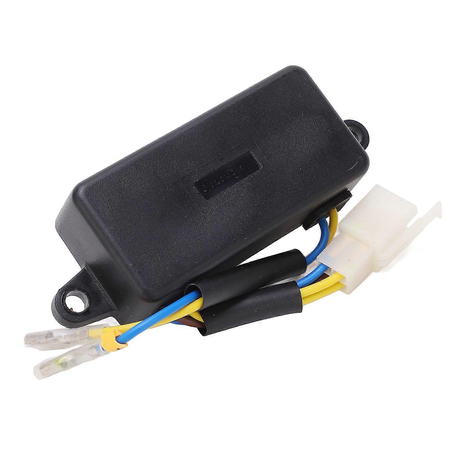 Single Phase Generator Automatic Voltage Regulator 6 Wire High Accuracy ABS Gasoline AVR for 2KW Generator