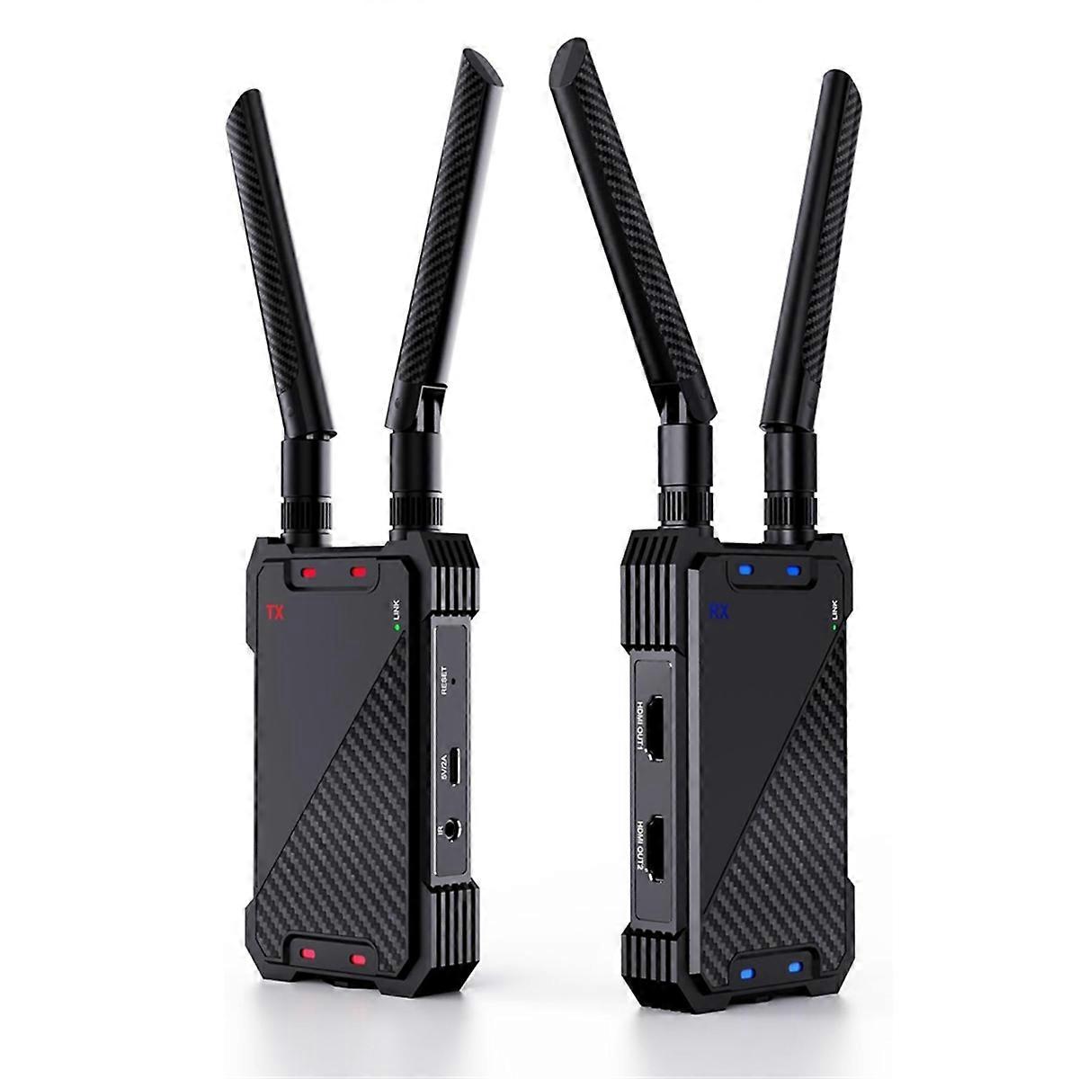 1300FT Wireless -Compatible Extender Kit -Compatible Transmitter and Receiver, with Loop Out 1080P HD EU Plug