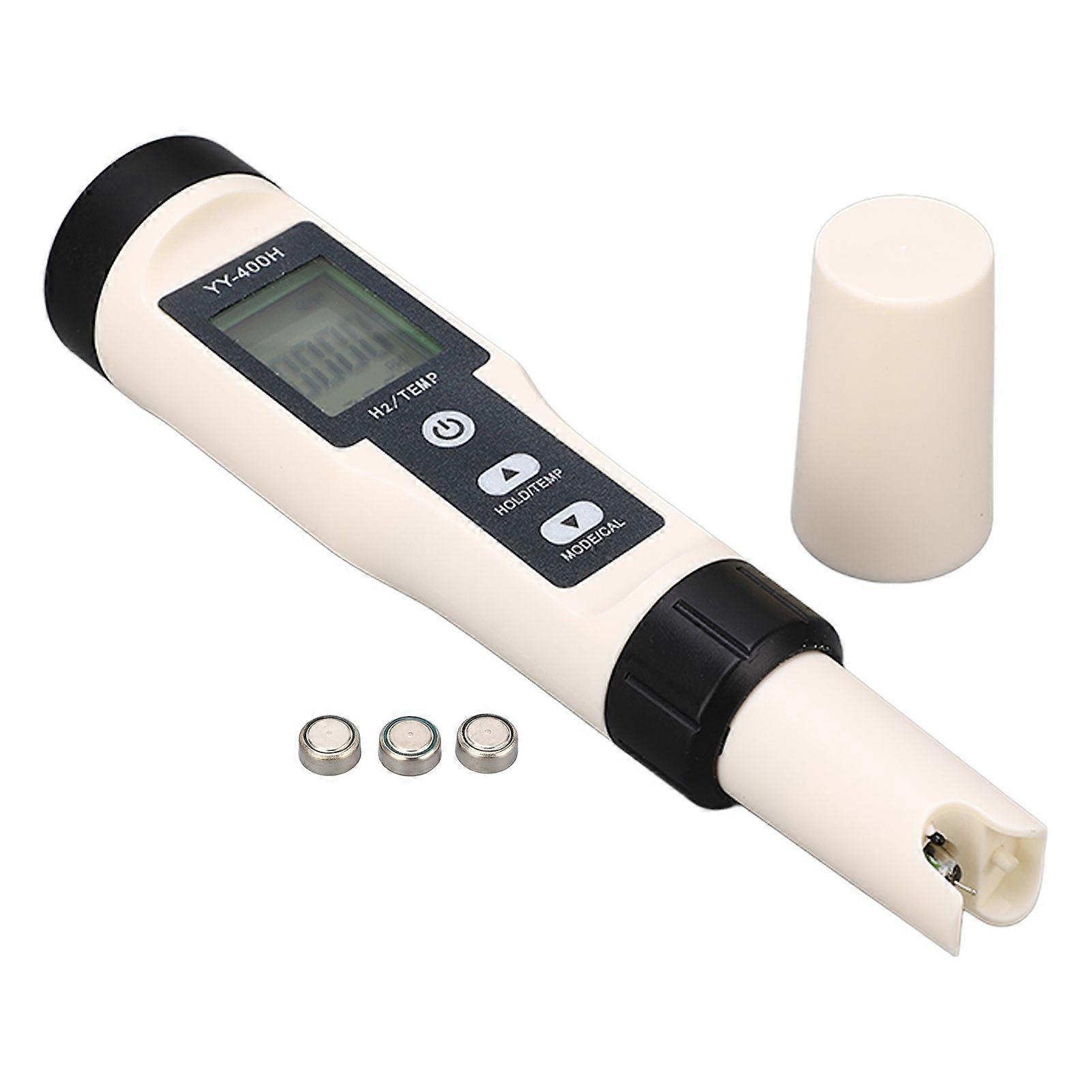 H2 Meter Digital Hydrogen Tester Analyzer Portable Water Quality Temp Test Pen with Backlit