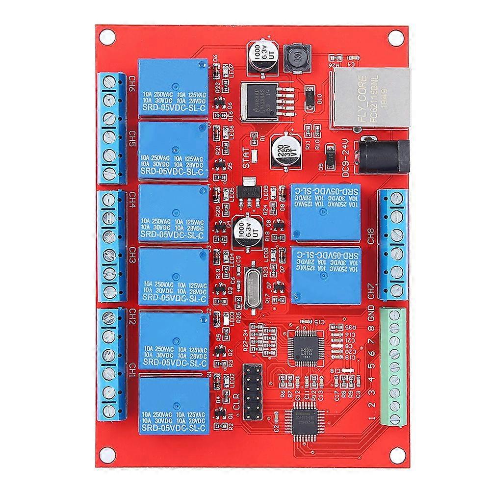 Ethernet-Relaisplatine 8-Kanal-Netzwerk-Switch TCP-UDP-Modul-Controller
