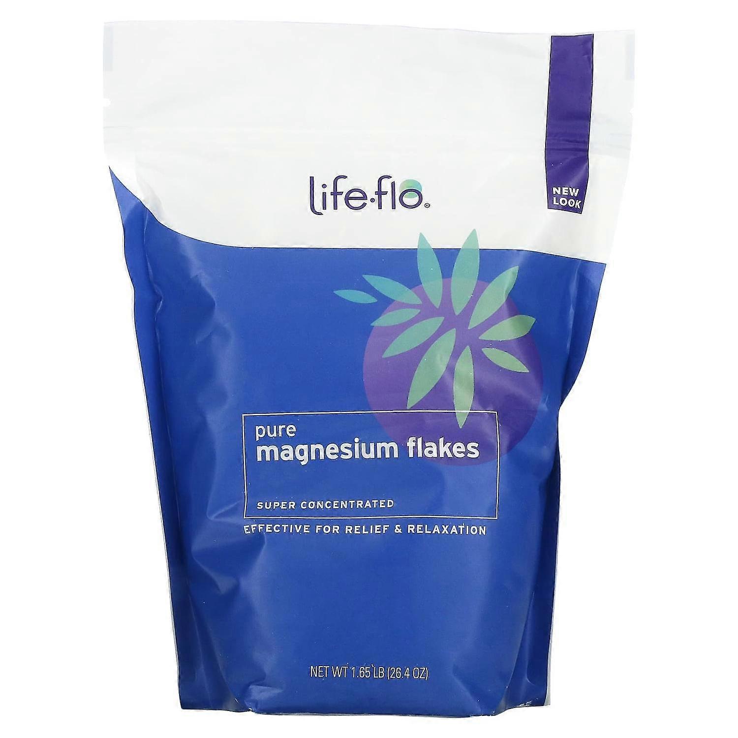 Life-flo, Pure Magnesium Flakes, 1.65 lb (26.4 oz)