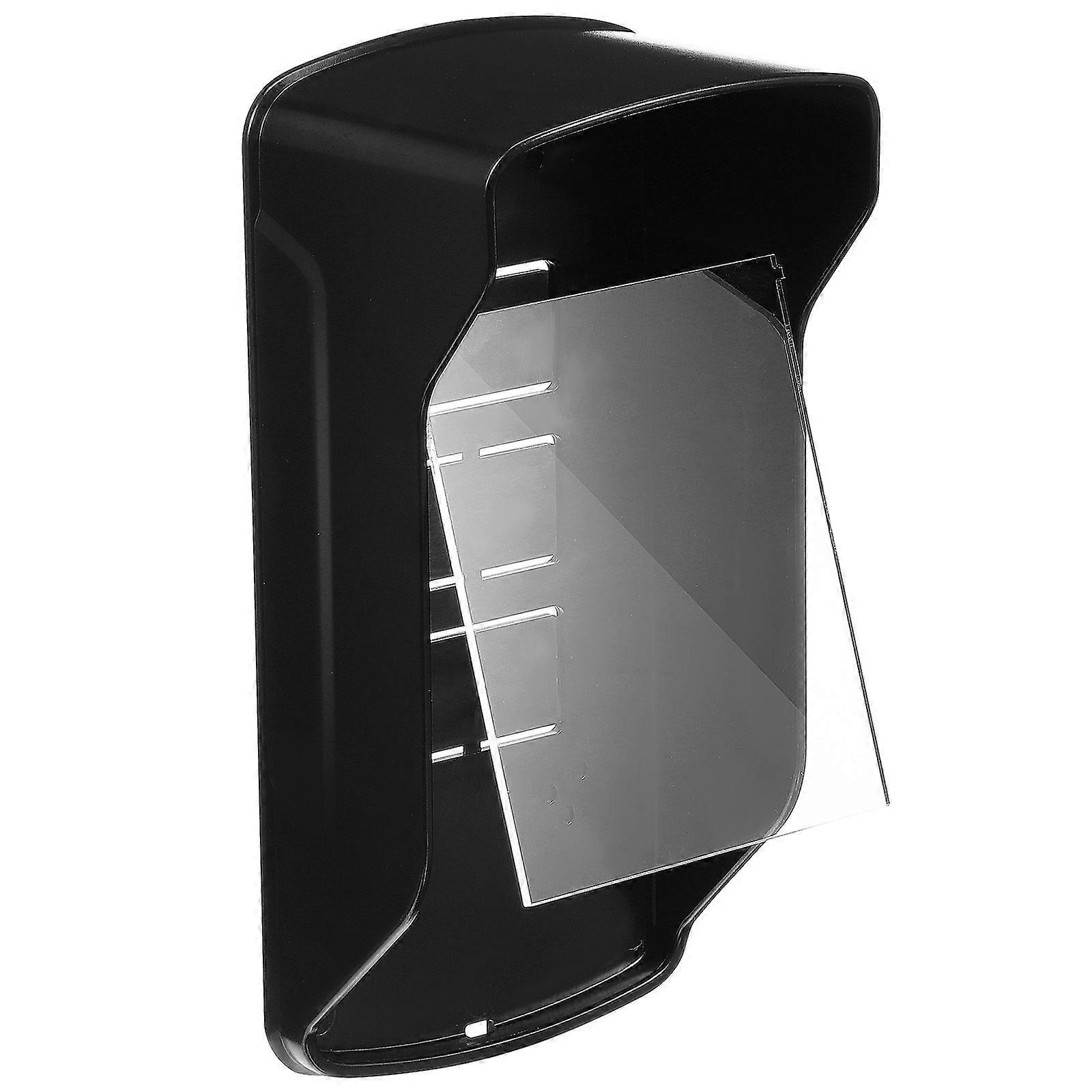 5Pcs Black Doorbell Protector Acrylic Cover for Access Control Keypads