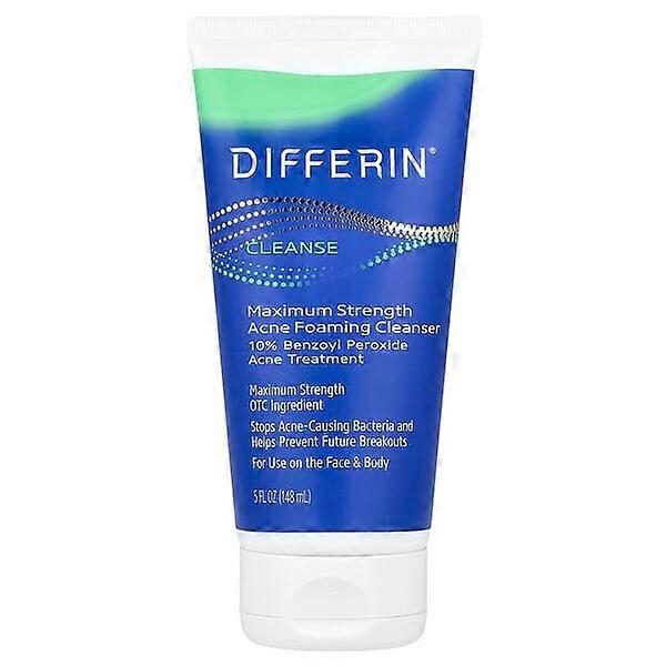 Cetaphil, Differin®, Maximum Strength Acne Foaming Cleanser, 5 fl oz (148 ml)