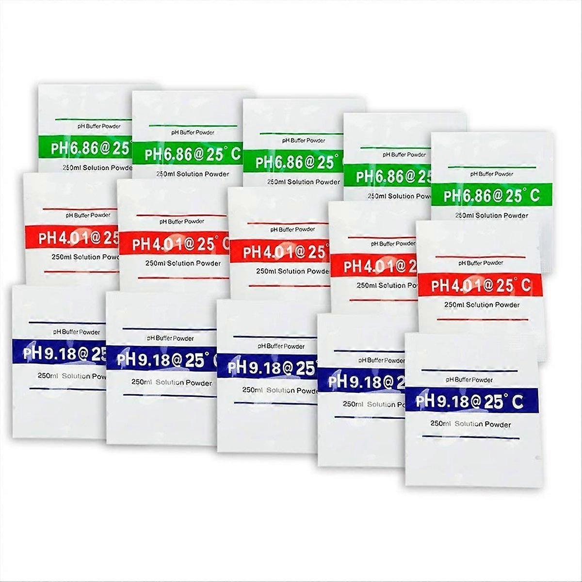 PH Meter Buffer Solution Powder, PH Calibration Solution Packets for Precise PH Meter