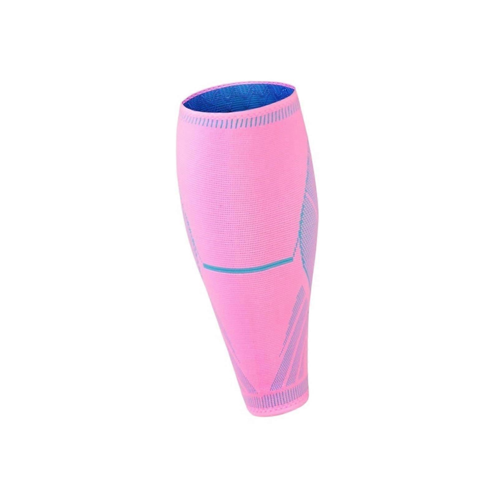 Compression Sleeves For Legs Calf Shin Splints Pink Size M Unisex Running Athletics