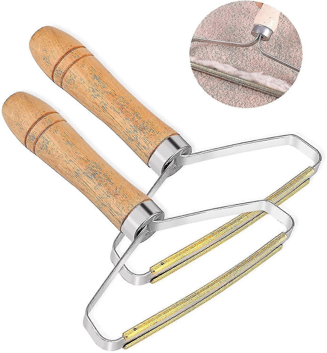 Lint Roller Remover Carpet Scraper Portable Lint Remover, 2pcs