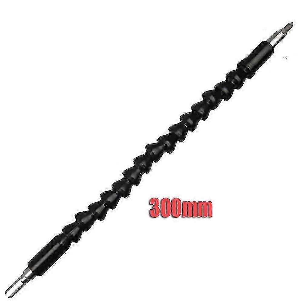 25-26 Yantinos Electric Drill Screwdriver Bit tools Snake flexible Hose Cardan Shaft Connection Soft Extension Rod Link - (Color: 300MM)