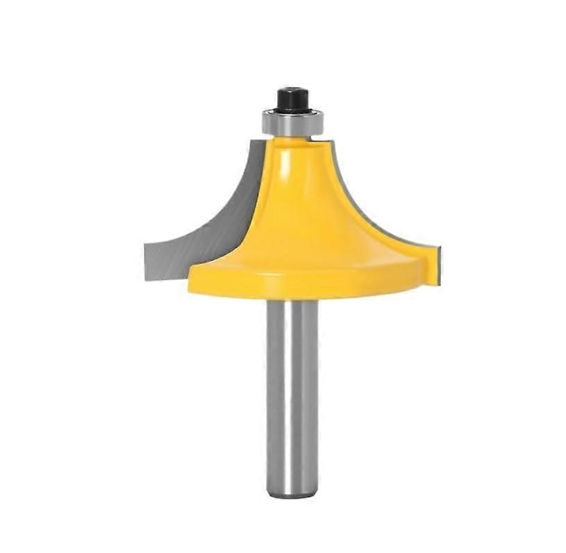 Round Chamfering Cutter 8mm Shank Over Beading Edging Router Bit Radius End Mill 44mm Length Flush Trim