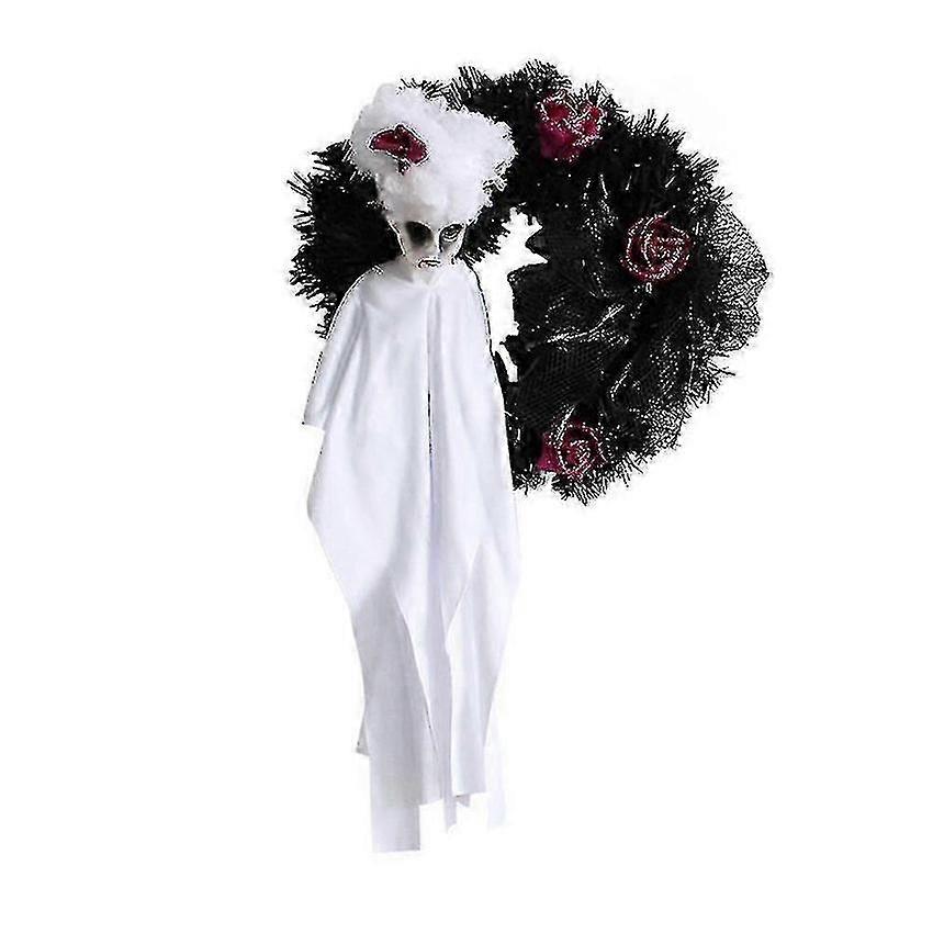 Halloween ghost wreath haunted house decorations 40cm