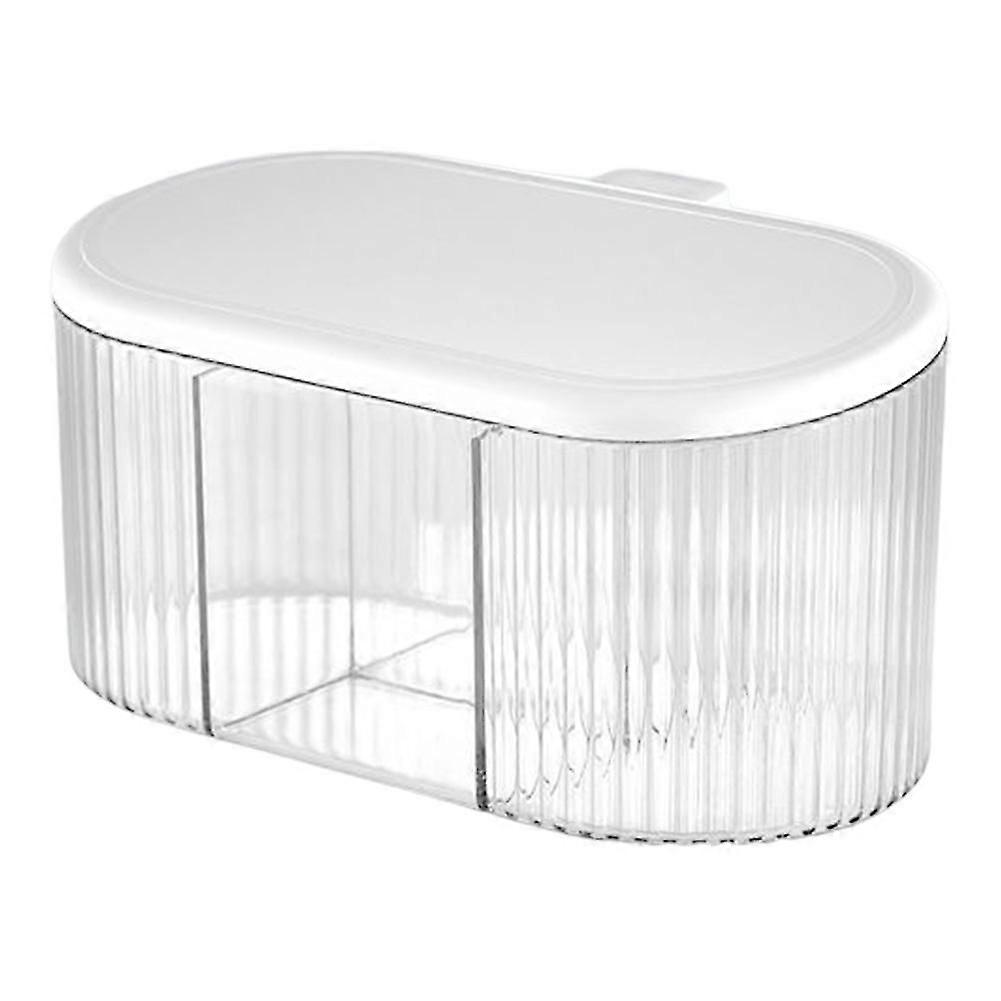 Kitchen Clear Seasoning Box 4 In 1 Condiment Spice Container With Sealed Dust Cover Herb Spice Jars