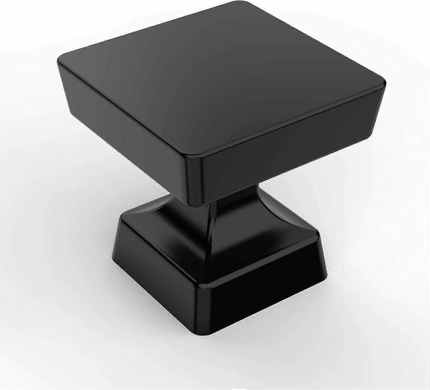 SeraphinaT 10 Pack 1-1/4 inch Matte Black Kitchen Cabinet Knobs Dresser Knobs