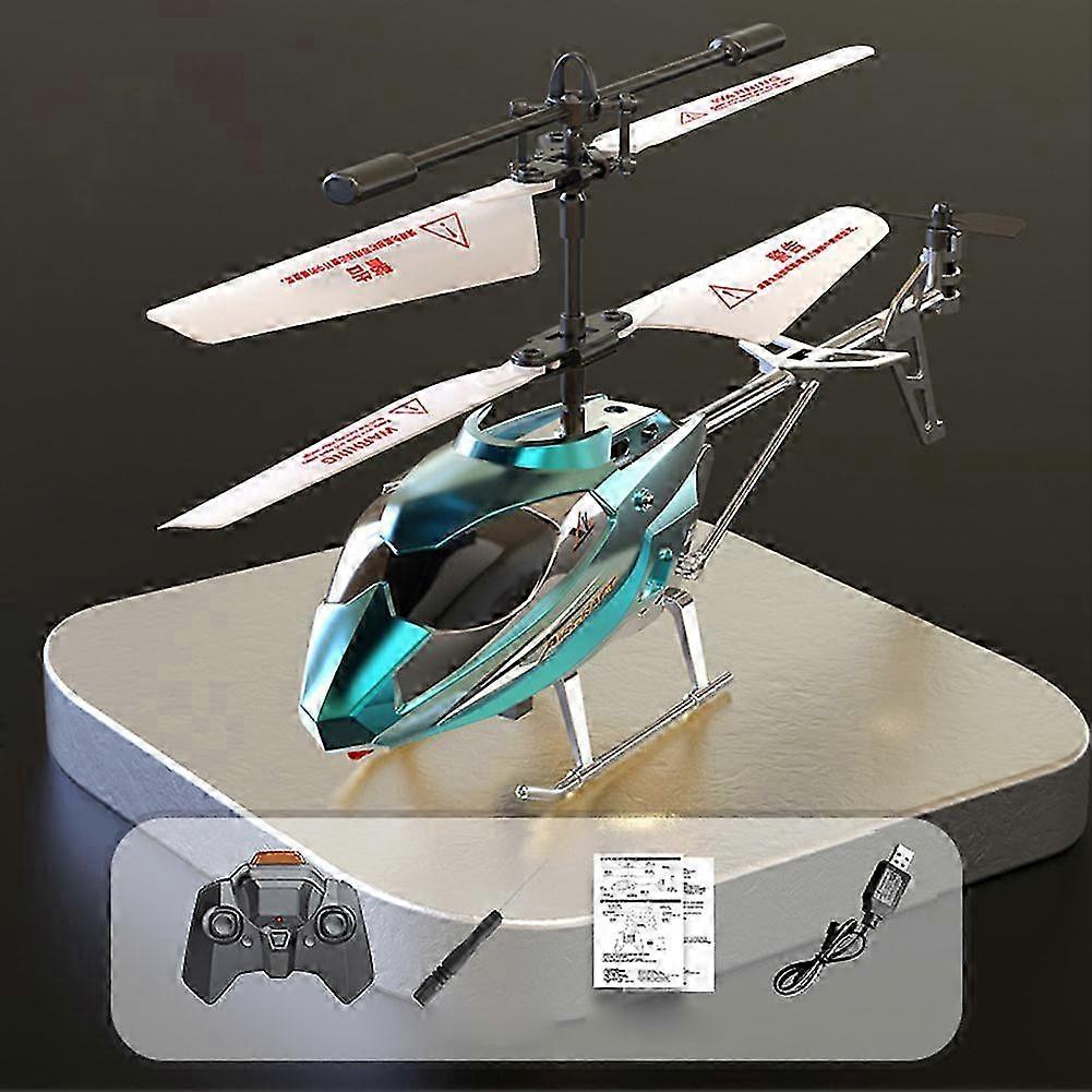 Portable Remote Control Helicopters Toy Anti-collision Airplane Model Toy for Children