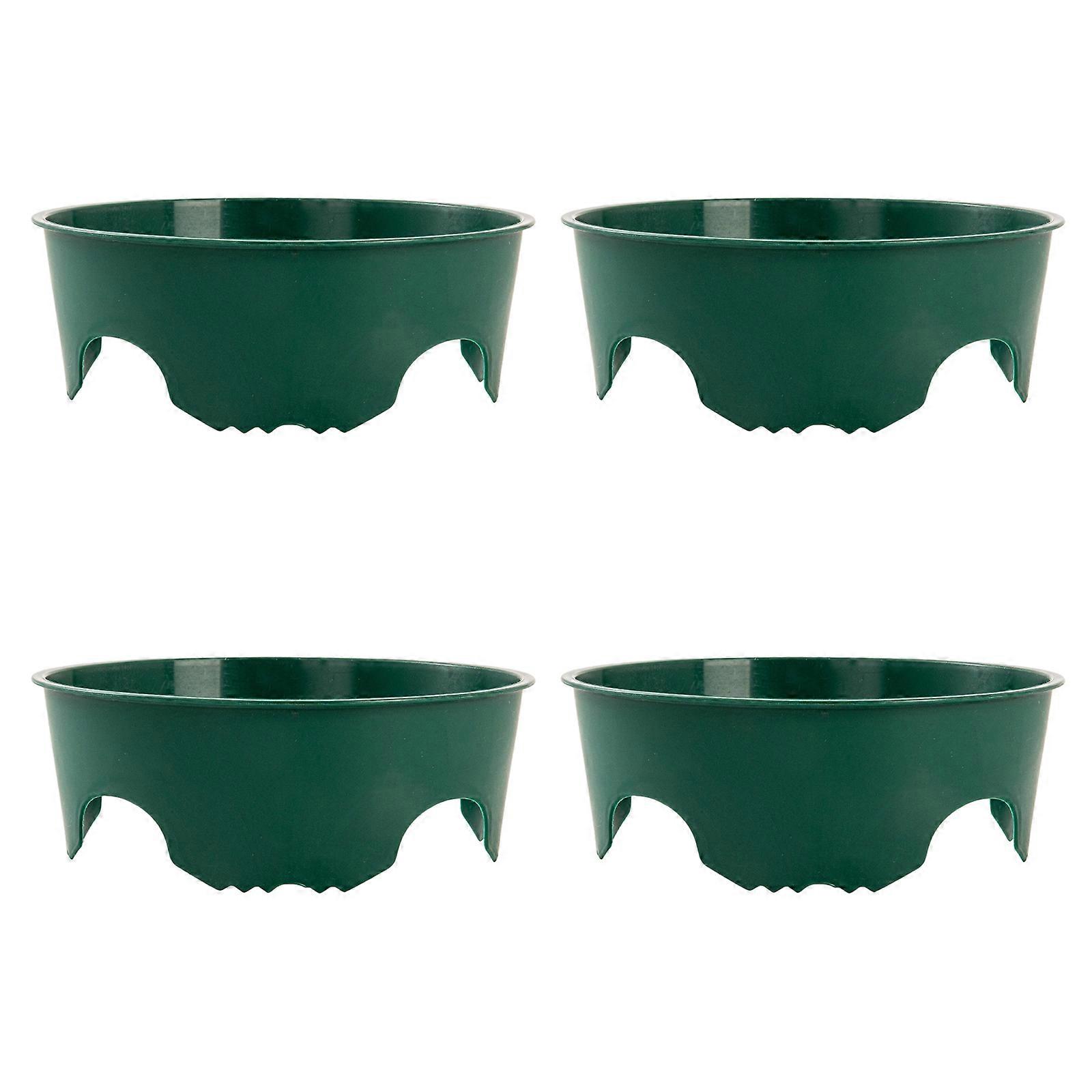 Gardening Water Holding Circlets Set of 4 Prevents Soil Erosion and Mechanical Damage to Delicate Bushes Multicolor