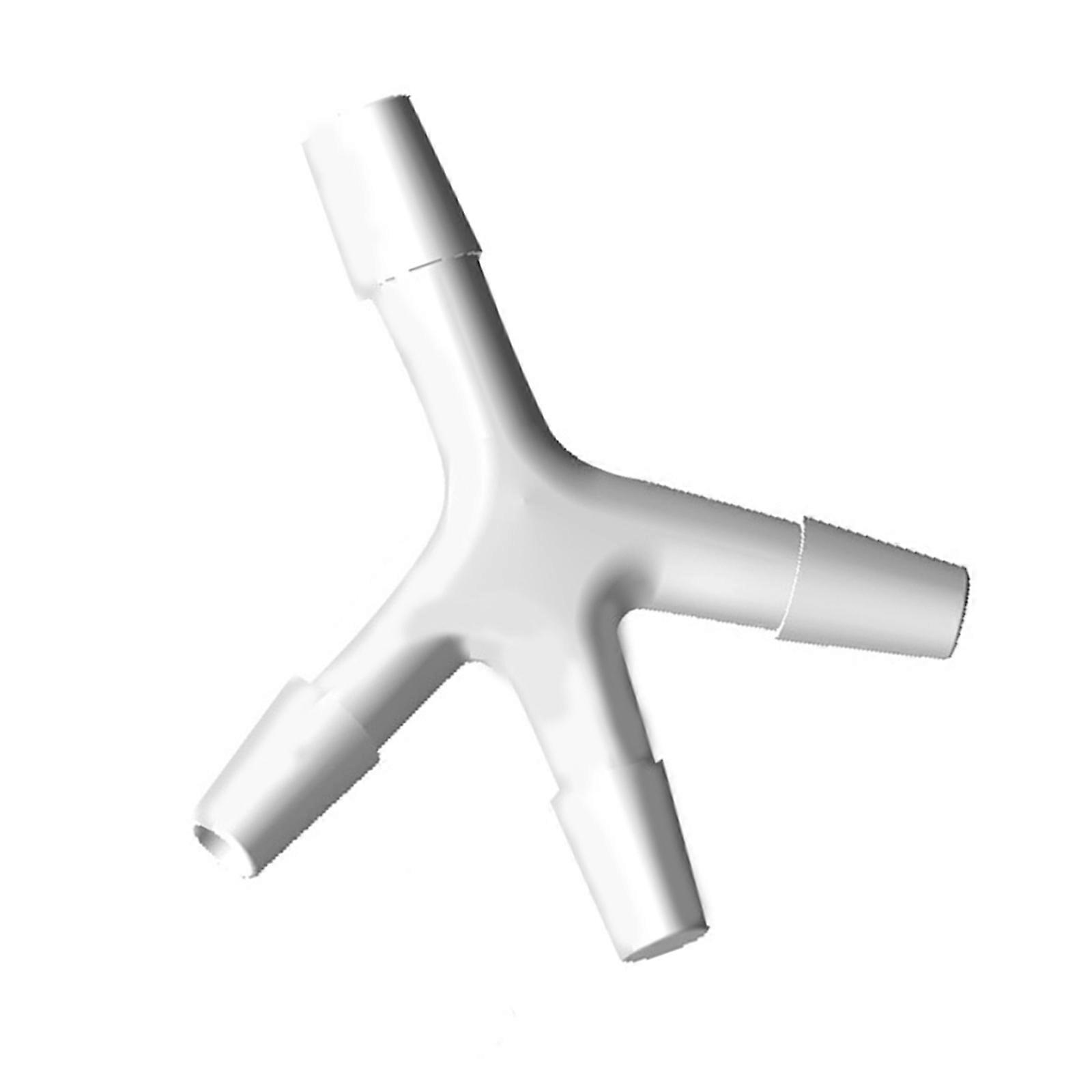 Quick Installation Three Way Connector for Breast Pump System High Strength PP Componnet Connection Assembly Part Multicolor