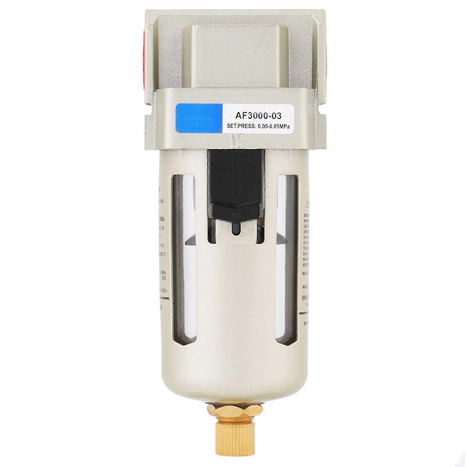 1 pcs AF3000-03 G3/8' Compressed Air Compressor In Line Moisture Water Filter