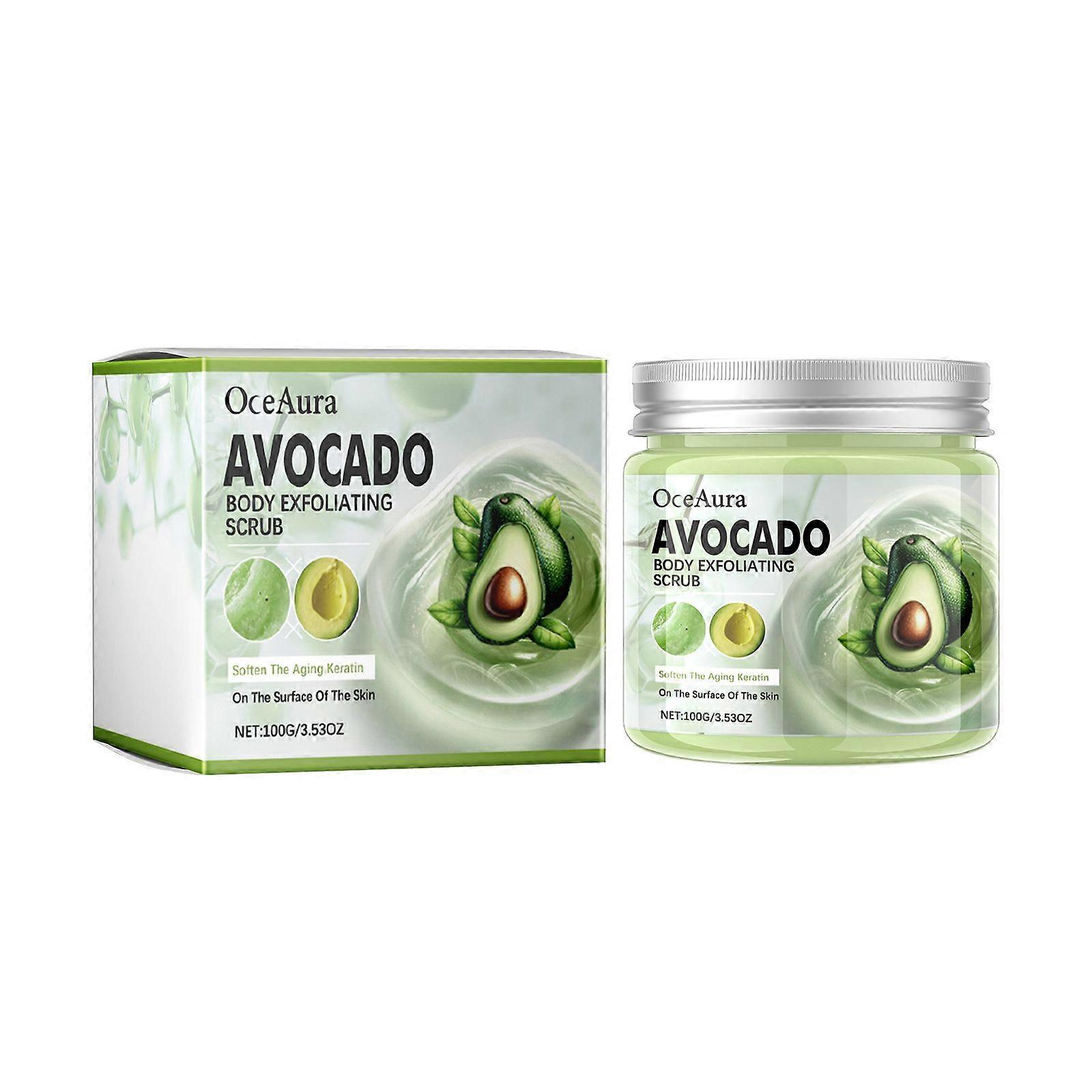 Avocado Body Scrub Cream Contains Avocado Oil