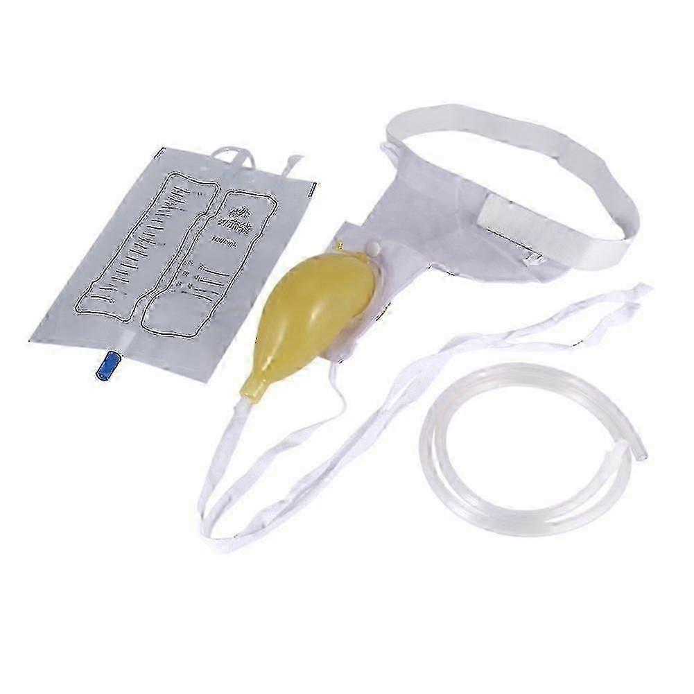 Men urinary sheath portable urinal with pee bag