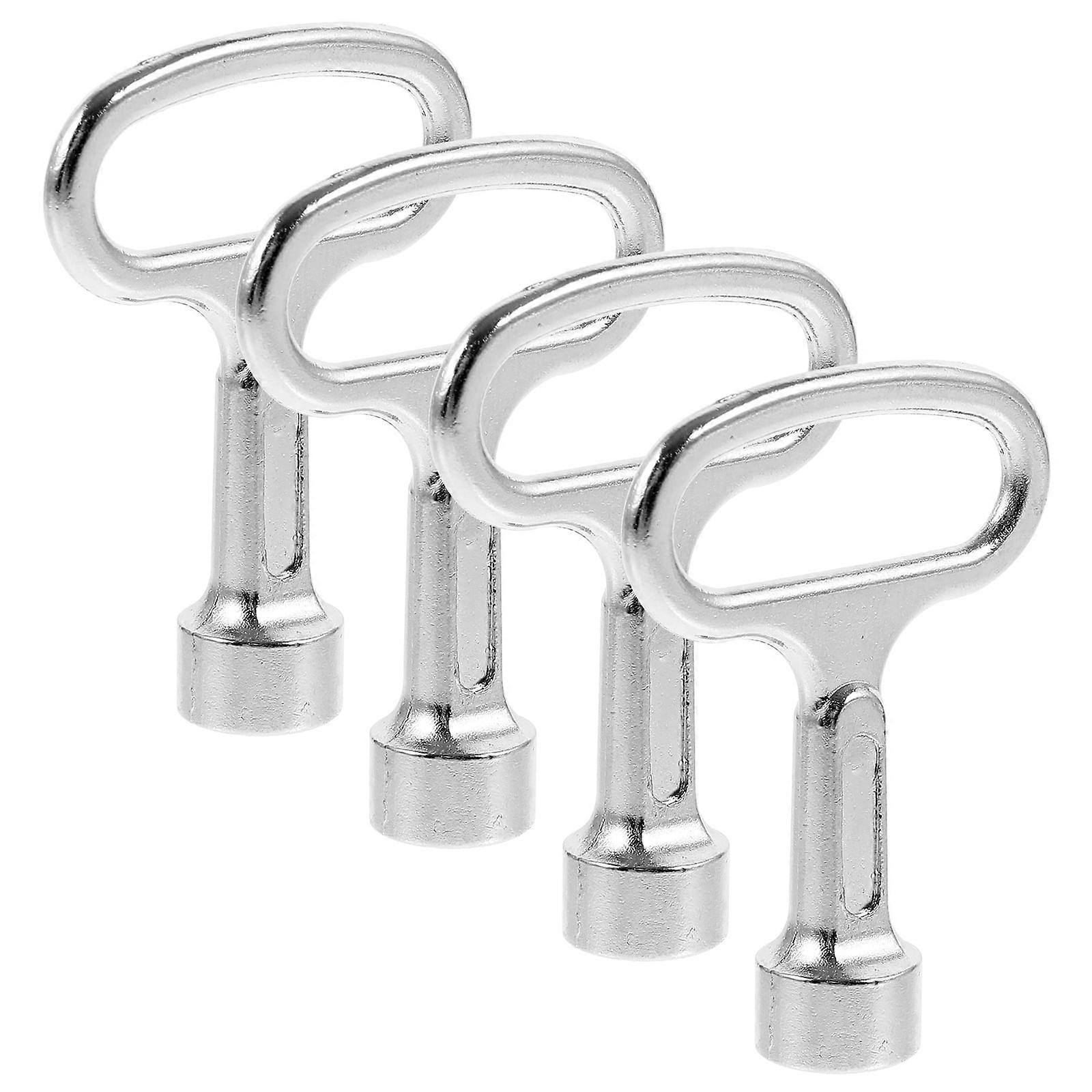 4 Pcs Water Meter Key Electrical Cabinet Key Electrical Cabinet Square Key Square Key Key for Electrical Cabinet