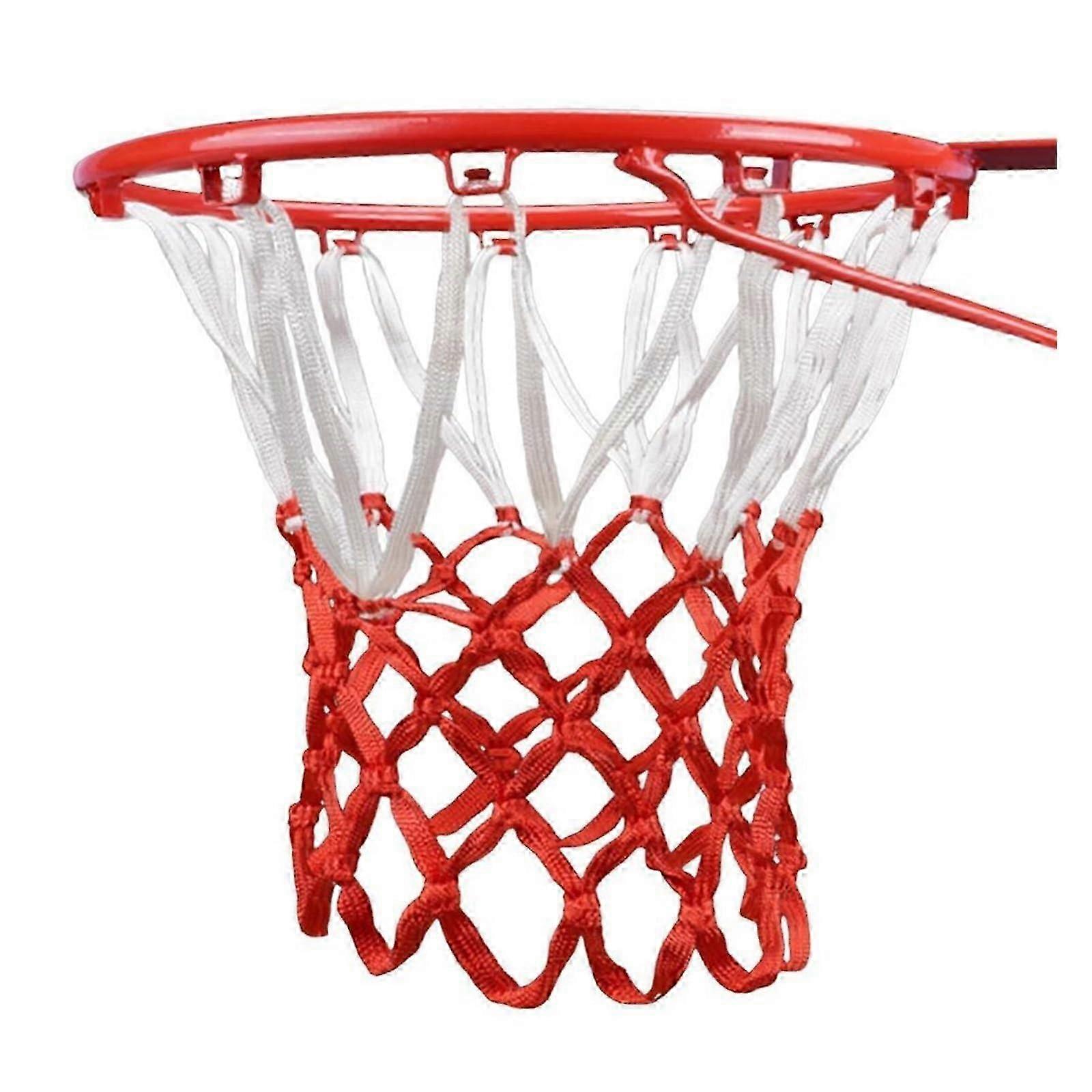 12 Loops Basketball Net for Indoor and Outdoor Courts, Durable No Lock Up Design, Universal Size and Easy Installation