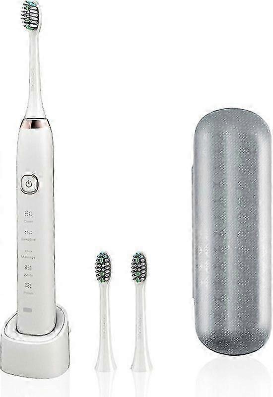 Sarmocare S100 ソニック電動歯ブラシ - USB 充電式防水 8 ブラシヘッド付き