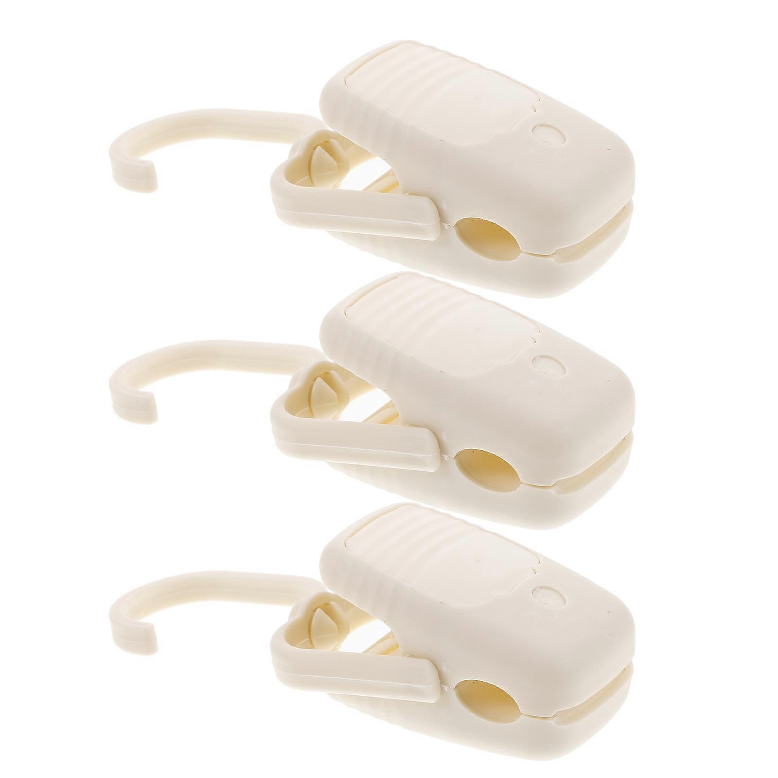 Boot Hangers Clips Laundry Hooks for Sock Hanging 3Pcs Beige
