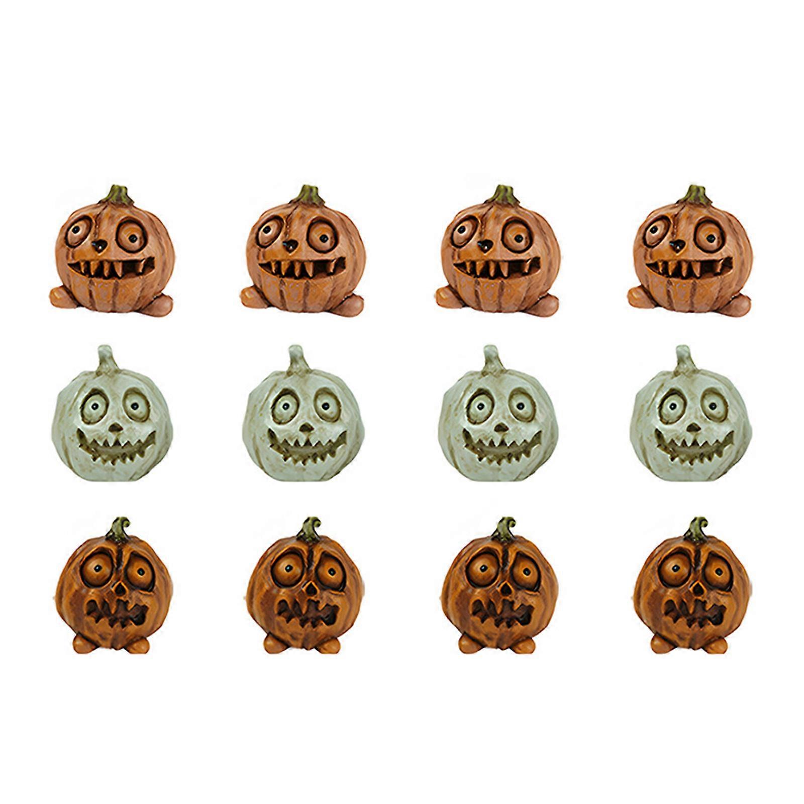 12PCS Childproof Vegetable Head Deck Environmental Friendly Rosin Crafts for Holiday Tiny Locations Multicolor