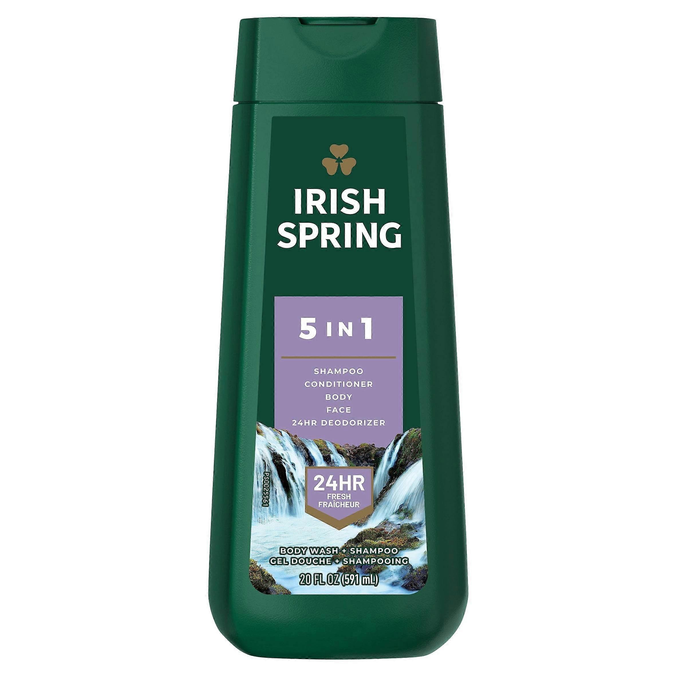 Irish Spring Αφρόλουτρο Για Άνδρες, 5-σε-1, 20 Oz