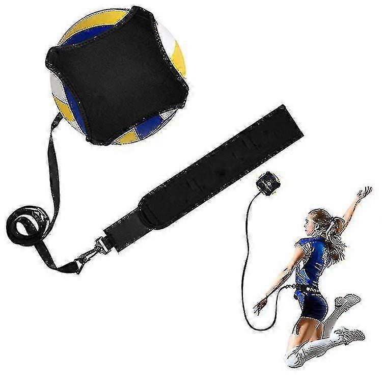 Volleyball Training Equipment Ball Rebounder Brackets With Adjustable Cords And Belt For Serve, Dop, Secure, Hit And Solo Practice