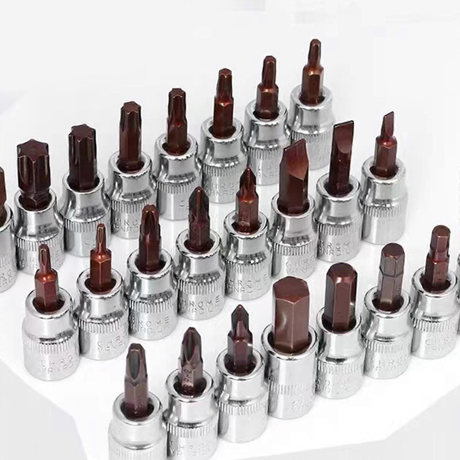 Professional Ratchet Spanner Socket Set 1/4" Drive Screwdriver Bit Wrench Socket Wrench For Car Repair Multicolor