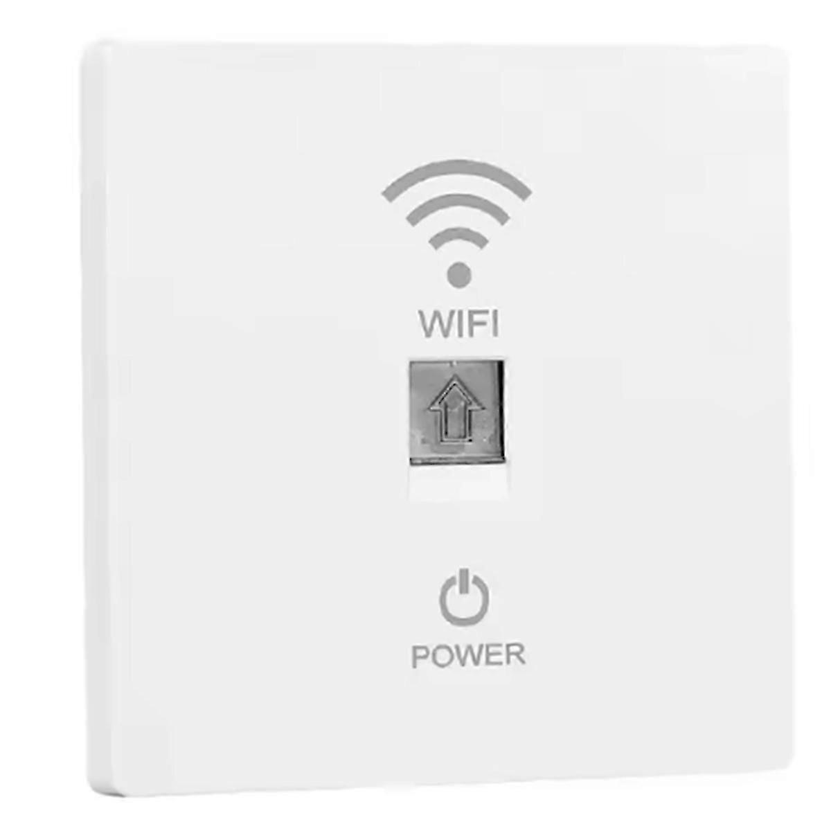 In-Wall WiFi 6 Router Panel 1000Mbps - 86-Type AP with 110V-220V for Whole Home Mesh Network Coverage