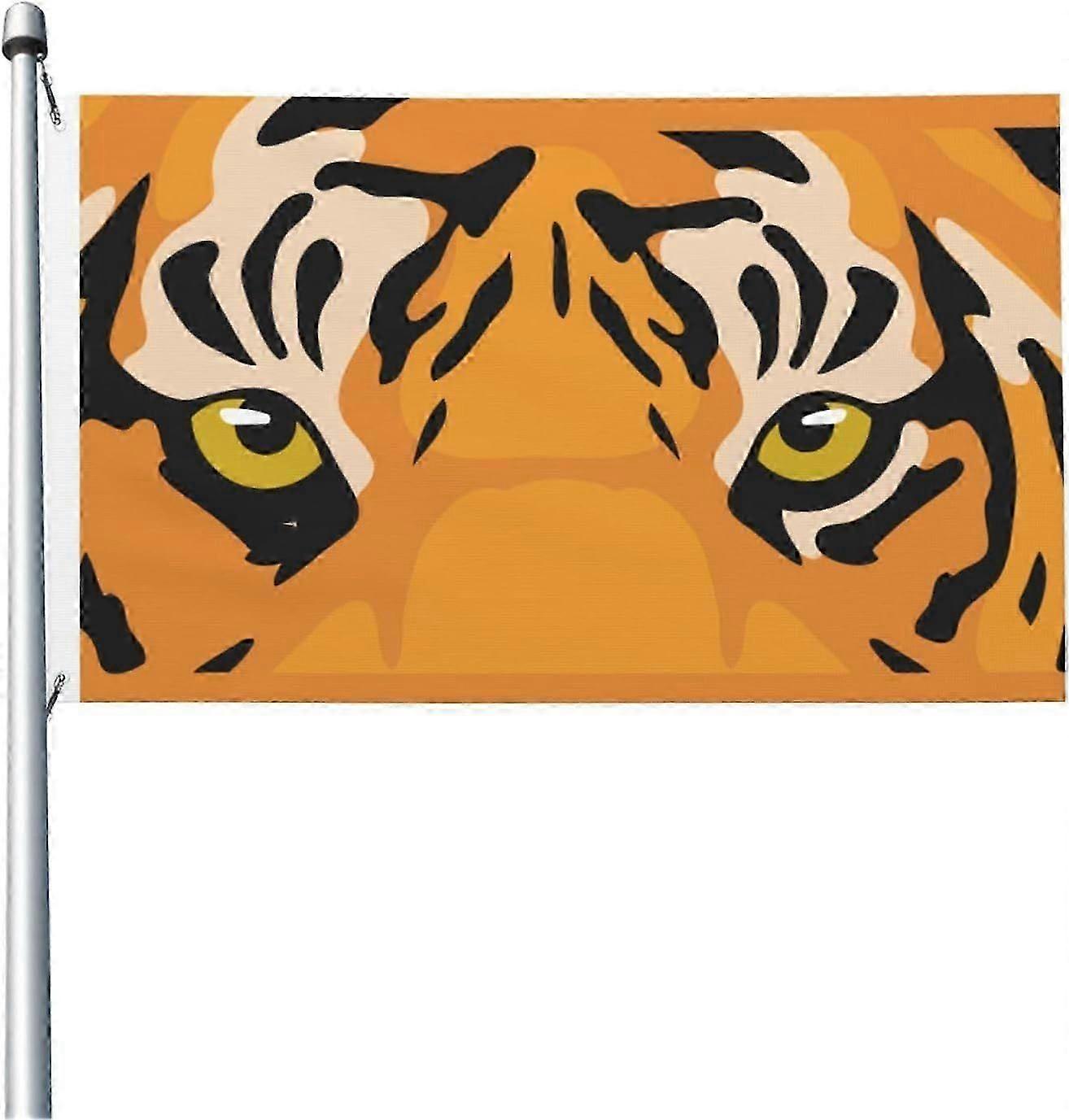 Sømløst billede af tigerhovedflagtilstand A-3199