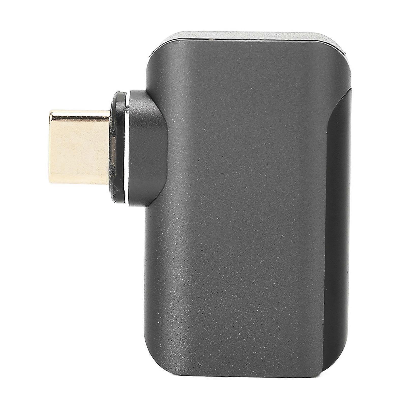 Type C Magnetic to DP Adapter 8K HDR Ultra HD 24Pin Gold Plated Type C Adapter with Aluminum Shell for TVs Space Gray