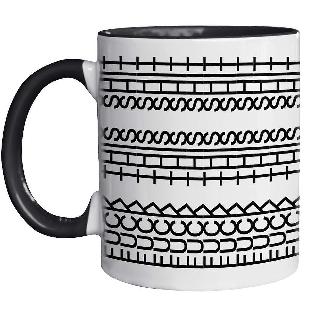 Funny Coffee Mug with Hidden Sarcastic Message, 11oz Ceramic Cup for Coworkers and Friends