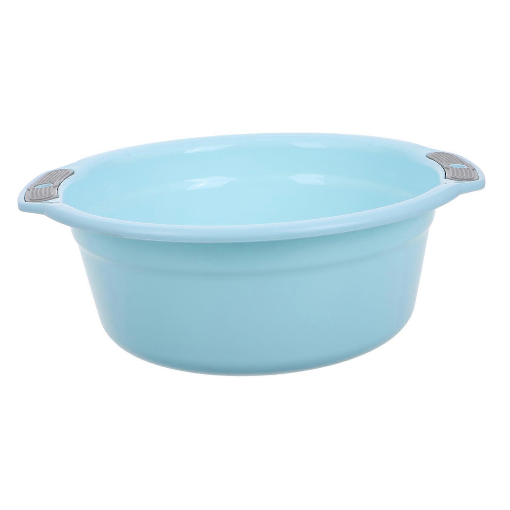 Plastic Wash Basin with Dual Handles, Thickened Design for Easy Carrying and Pouring in Kitchen or Home Use