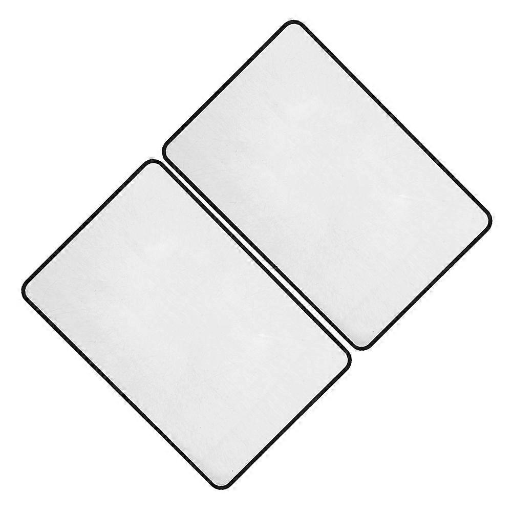 2pcs Ultra Thin Magnifying Bookmark Full Page Reading Magnifier Sheet Lightweight Tool for Elderly