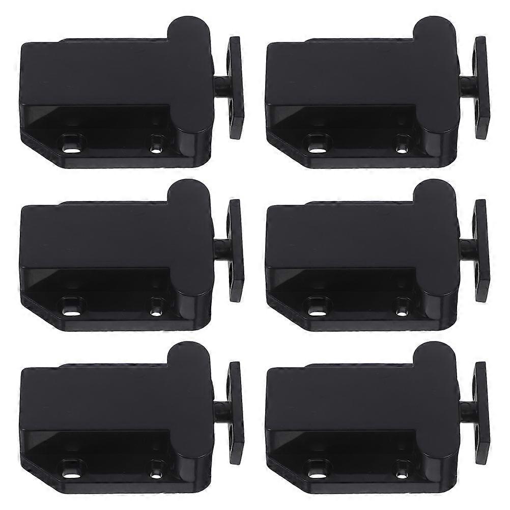 Push Close Latch Hidden Cabinet Door Latch for Kitchen Use 6Pcs