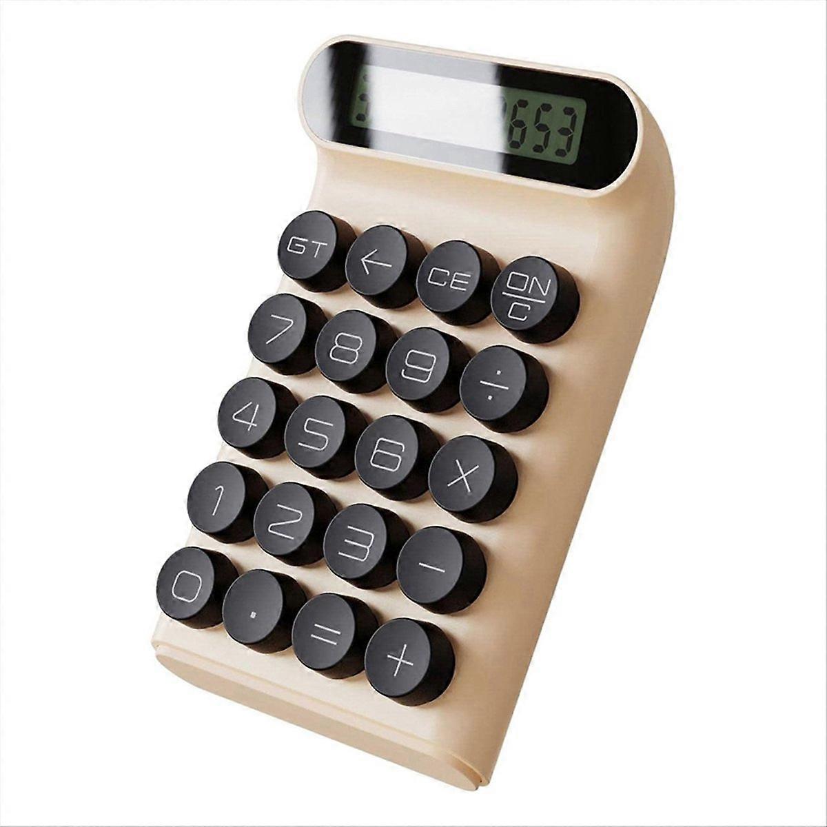 Typewriter Handheld Calculator with Mechanical Switch